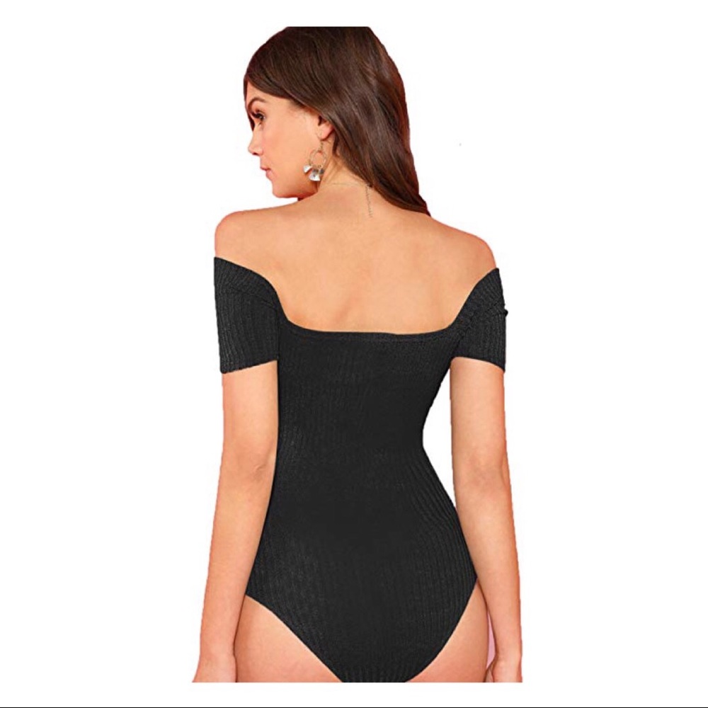 off the shoulder body suit - Picture 2 of 4